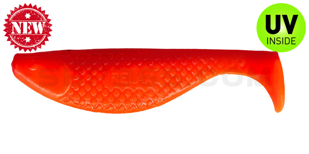 Aqua 4" (ca. 10,0 cm) orange / rot