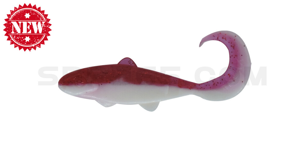 Banjo Twister 1" (ca. 3,5 cm) reinweiss / cherry