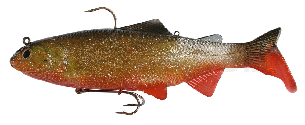 Bass Harasser 6" (ca. 15cm) Night Shiner im Hartschalenblister