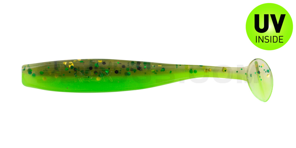 Bass Shad 2,5" (ca. 7 cm) grün / Kaulbarsch