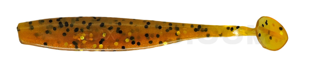 Bass Shad 3“ (ca. 9 cm) rootbeer Glitter / brown olive tree Glitter