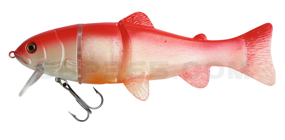 Castaic-Real-Bait - 12" (ca. 30,5cm) slow sinking im Hartschalenblister Red Shad