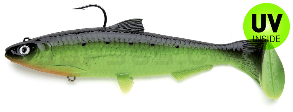 Castaic-Swim-Bait-Sardine-18cm-Chartreuse im Hartschalenblister sinking