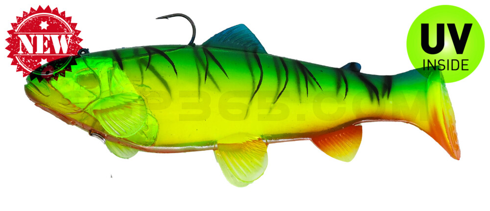 Castaic Swim Bait Trout 2.0 - 10" (25cm) Fast sinking Yellow Firetiger
