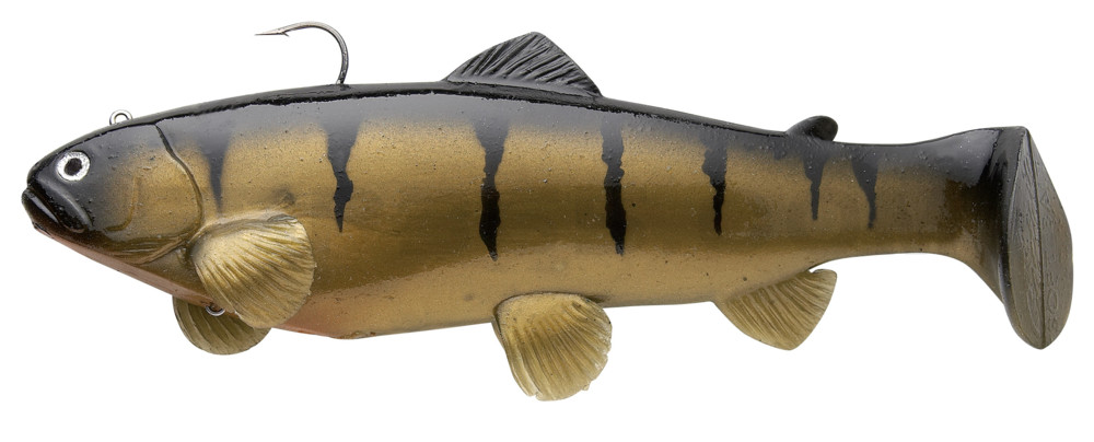 Castaic-Swim-Bait-Trout- 4" (ca. 10cm) sinking im Hartschalenblister Yellow Perch