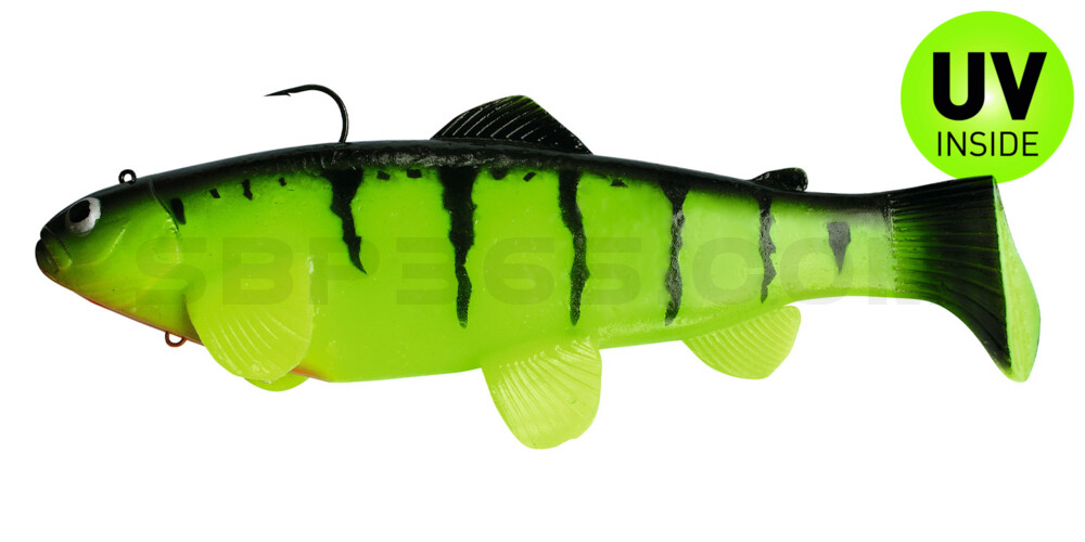 Castaic-Swim-Bait-Trout- 8" (20cm) sinking im Hartschalenblister Chartreuse