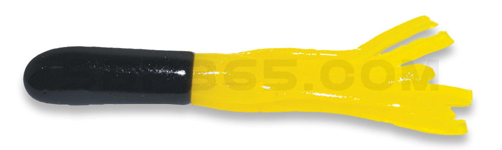Crappie Tube 1.5" (ca. 3,5 cm) Black/Yellow