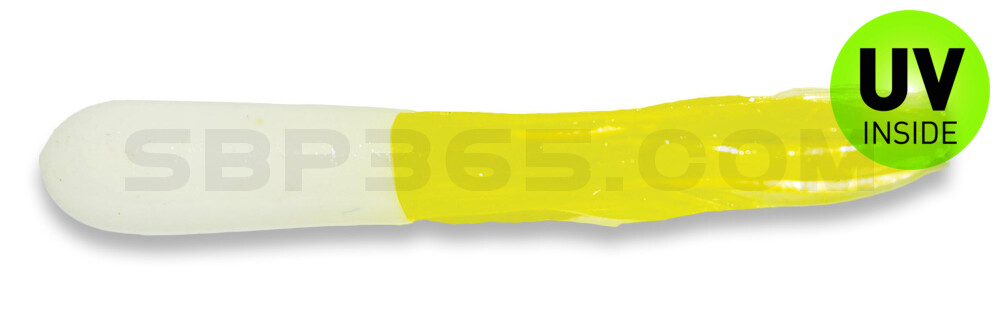 Crappie Tube 1.5" (ca. 3,5 cm) White/Chart