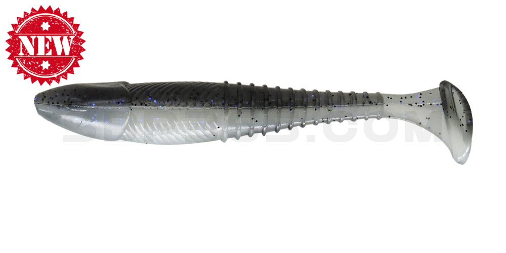 Finesse Swimmer 3,4"  (ca. 8,5 cm) im Hartschalenblister Disco Glitter/Silver