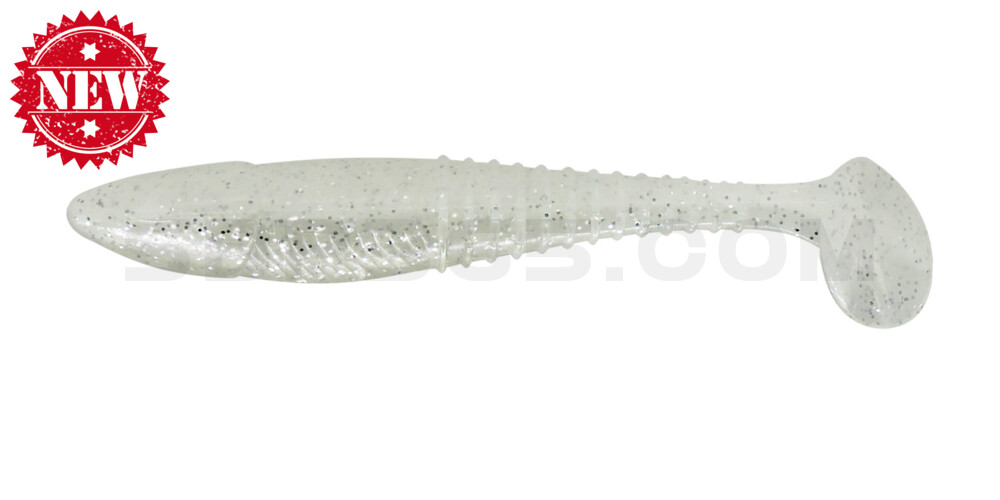 Finesse Swimmer 4,4"  (ca. 11,5 cm) im Hartschalenblister Pearl/Clear Belly