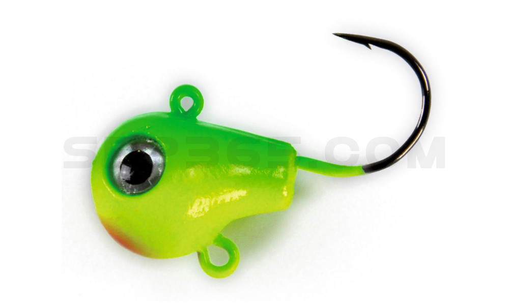 Fire Ball Jig chatreuse lime 989 BN Größe: 1/0, Gewicht: 14 g