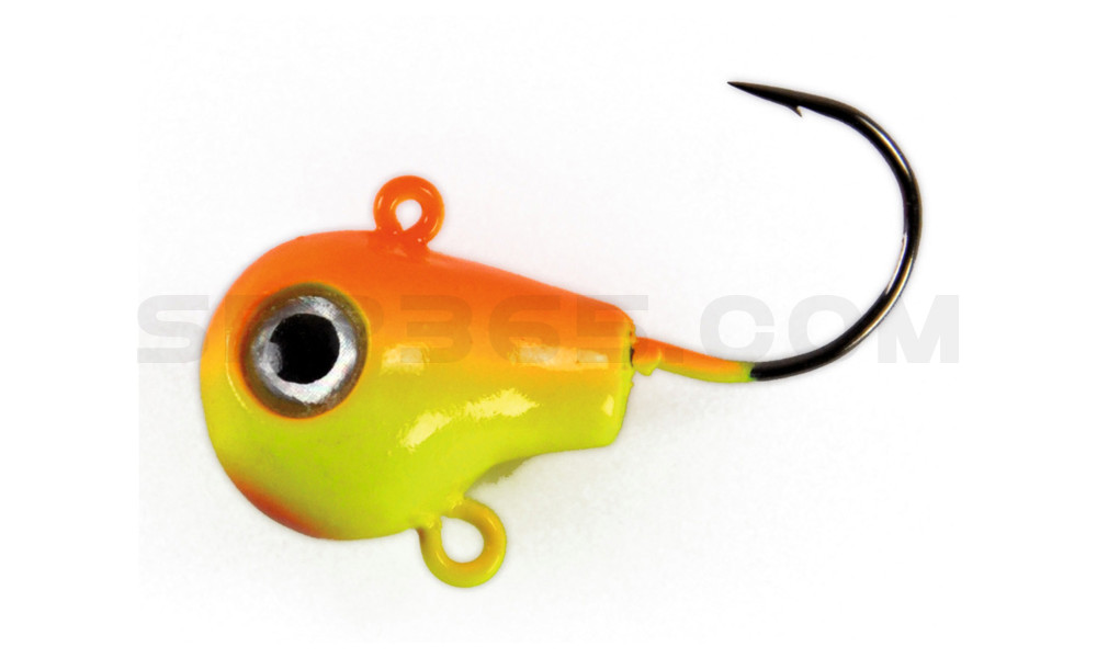Fire Ball Jig chatreuse orange 990 BN Größe: 2/0, Gewicht: 21 g