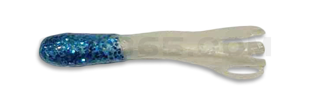Glitter Head Tube 1.5" (ca. 3,5 cm) Blue Glitter/Pearl