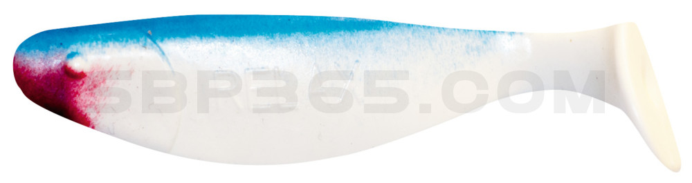 Jankes 2,75" (ca. 7,5 cm) reinweiss / blau