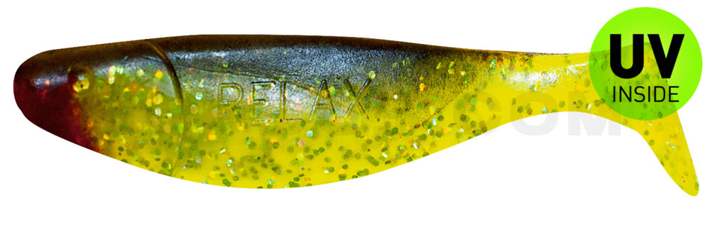 Jankes 6" (ca. 16,0 cm) grün(chartreuse)-Glitter / schwarz