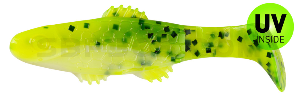 Killer Shad 3" (ca. 8,0 cm) reinweiss / Baby Bass