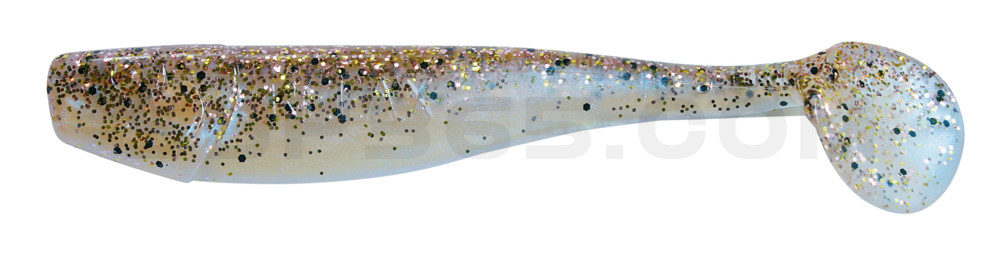 King-Shad 3" (ca. 8,0 cm) blauperl / klar kupfer, schwarz Glitter