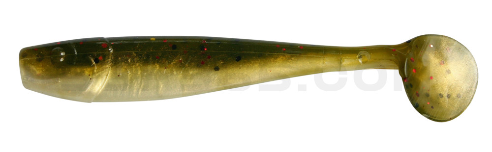 King-Shad 3" (ca. 8,0 cm) goldperl / Kaulbarsch