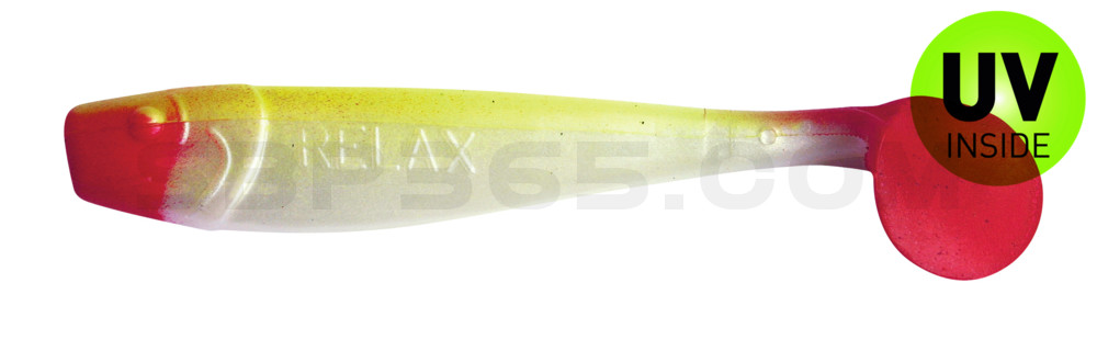 King-Shad 4" (ca. 11,0 cm) perlweiss / fluogelb