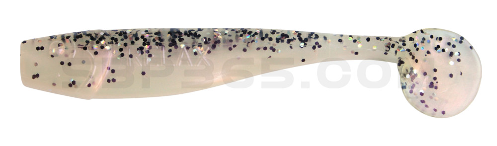 King-Shad 5" (ca. 14,0cm) perl / klar salt´n pepper Glitter