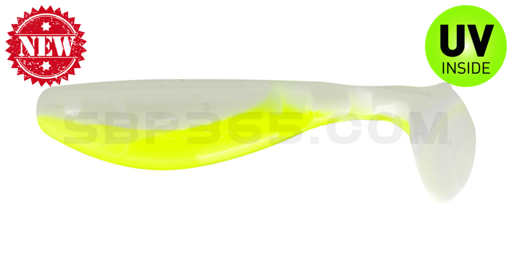 Kopyto-Classic 2,5" (ca.7,0 cm) reinweiss / fluogelb
