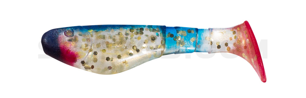 Kopyto-Classic 2" (ca. 5,0 cm) milchgold-Glitter / blau