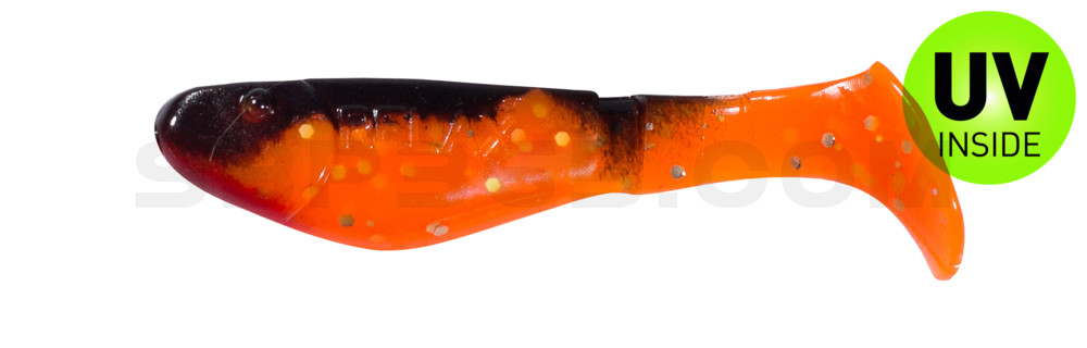 Kopyto-Classic 2" (ca. 5,0 cm) orange-Glitter / schwarz
