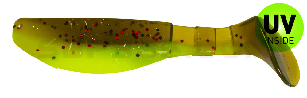 Kopyto-Classic 3" (ca. 8,0 cm) fluogelb / Kaulbarsch