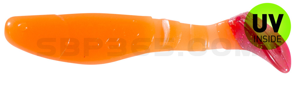 Kopyto-Classic 3" (ca. 8,0 cm) orange / red tail