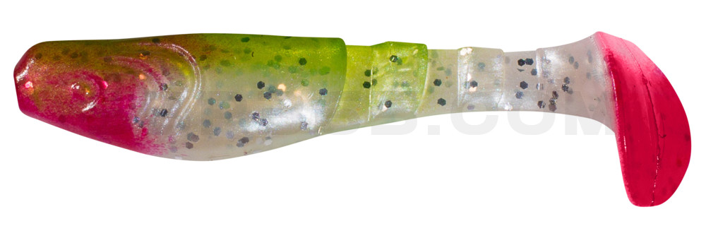 Kopyto-Classic 3" (ca. 8,0 cm) perlweiss-Glitter / boddengrün