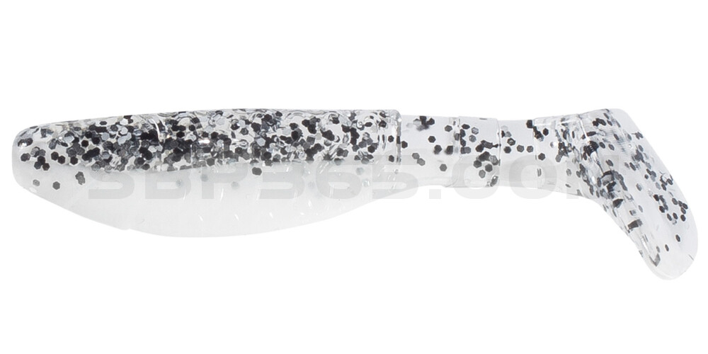 Kopyto-Classic 3" (ca. 8,0 cm) reinweiss / klar salt´n pepper Glitter