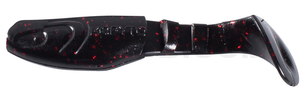 Kopyto-Classic 3" (ca. 8,0 cm) schwarz-rot-Glitter