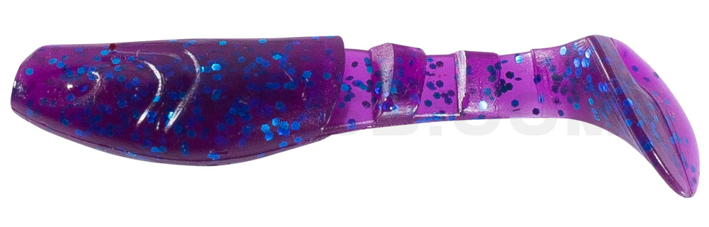 Kopyto-Classic 3" (ca. 8,0 cm) violett-transparent-Glitter
