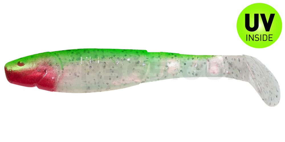 Kopyto-Classic 4" (ca. 11,0 cm) perl-Glitter / grün