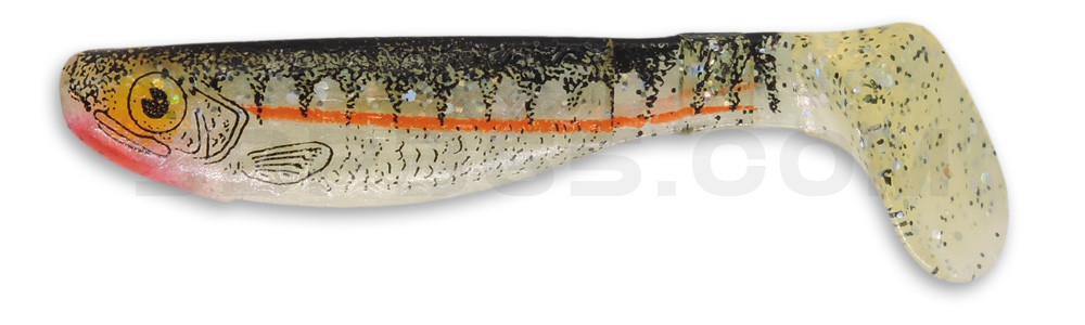 Kopyto-Nature 3" (ca. 8,0 cm) perlweiss / klar salt´n pepper Glitter / Zander