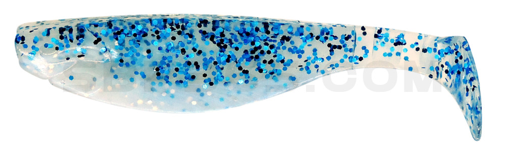 Kopyto-River 4" (ca. 11,0 cm) blauperl-Glitter / oceanblue Glitter