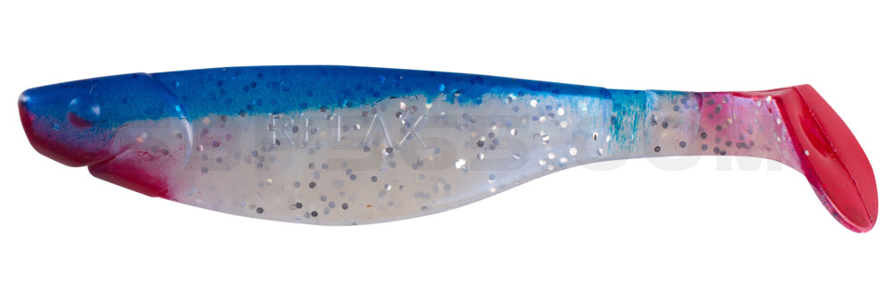 Kopyto-River 5" (ca. 13,0 cm) blauperl-Glitter / blau