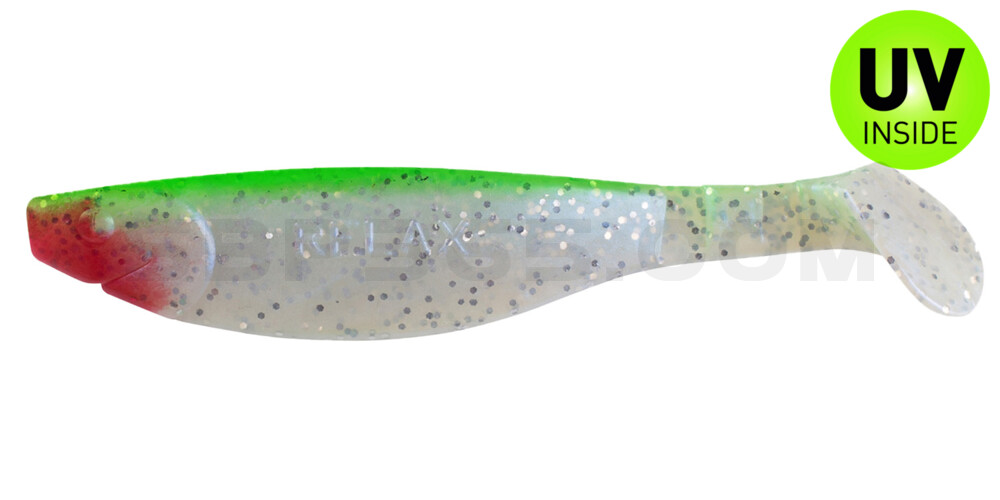 Kopyto-River 5" (ca. 13,0 cm) blauperl-Glitter / grün