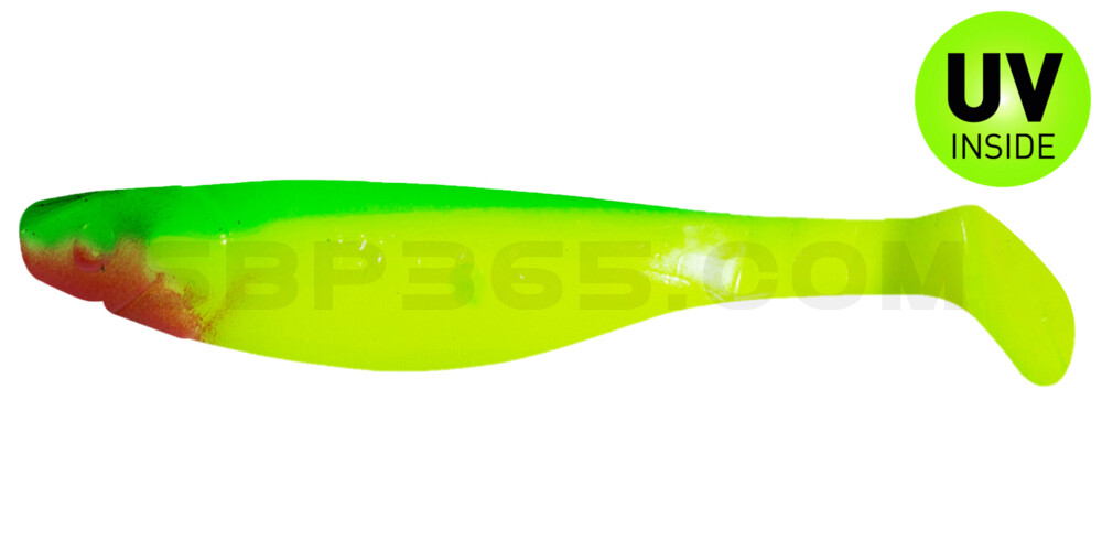 Kopyto-River 5" (ca. 13,0 cm) fluogelb / grün