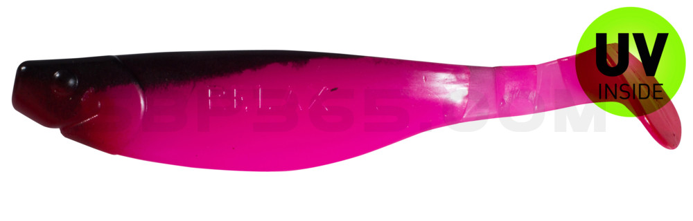 Kopyto-River 5" (ca. 13,0 cm) hot sexy pink / schwarz