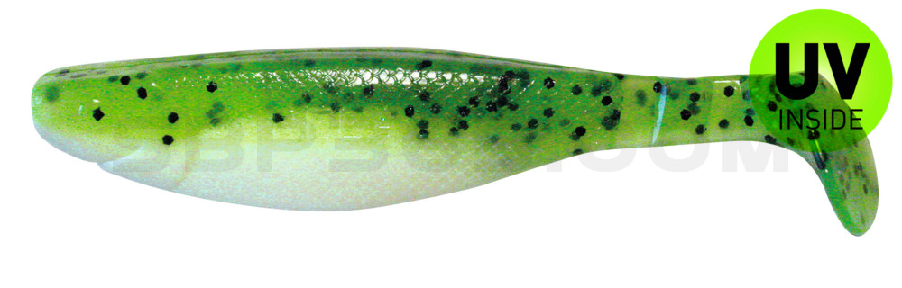 Kopyto-River 5" (ca. 13,0 cm) reinweiss / Baby Bass