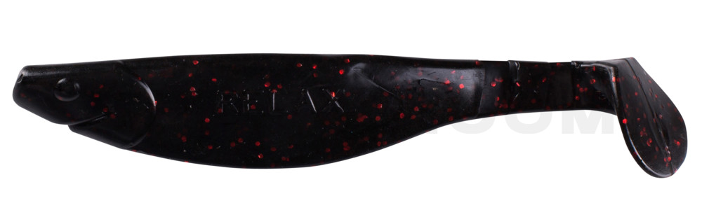 Kopyto-River 5" (ca. 13,0 cm) schwarz-rot-Glitter