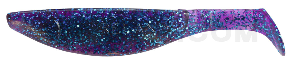Kopyto-River 6" (ca. 16,0 cm) violett-transparent-Glitter
