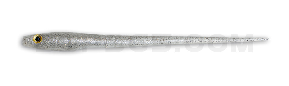 Lancon ZX 3,5" (ca. 10cm) klar silber-Glitter