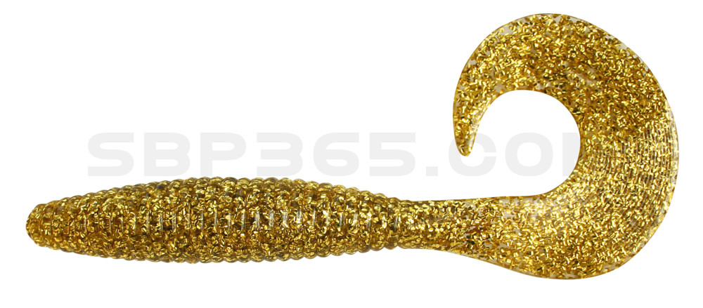 Magnum Twister 6" (ca. 16,0 cm) Doppelgold-Glitter