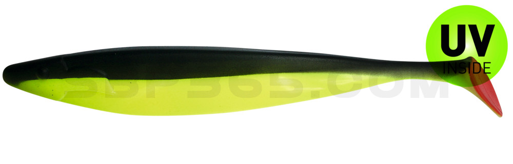 Megalodon 15" (ca. 40,0 cm) fluogelb / schwarz