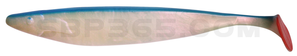 Megalodon 15" (ca. 40,0 cm) perl / blau