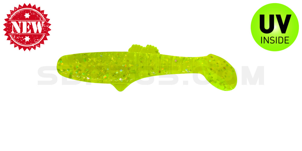 Montana 2,5" (ca. 7cm) grün(chartreuse)-Glitter