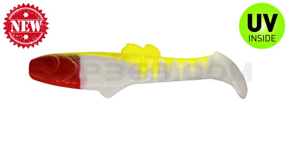 Montana 3,5" (ca. 10,5 cm) reinweiss / fluogelb