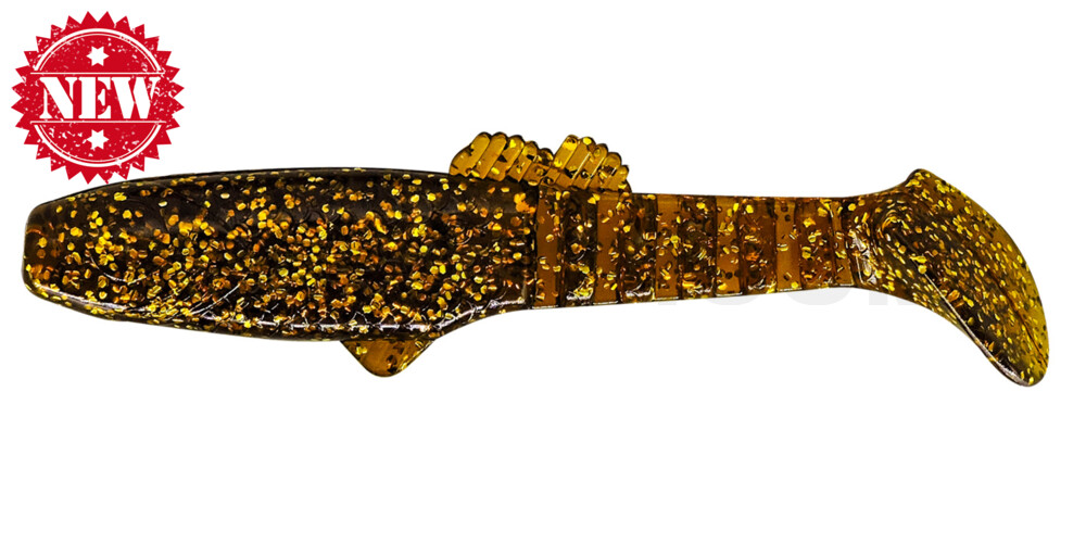 Montana 4,5" (ca. 12,5 cm) klar bernstein-Glitter
